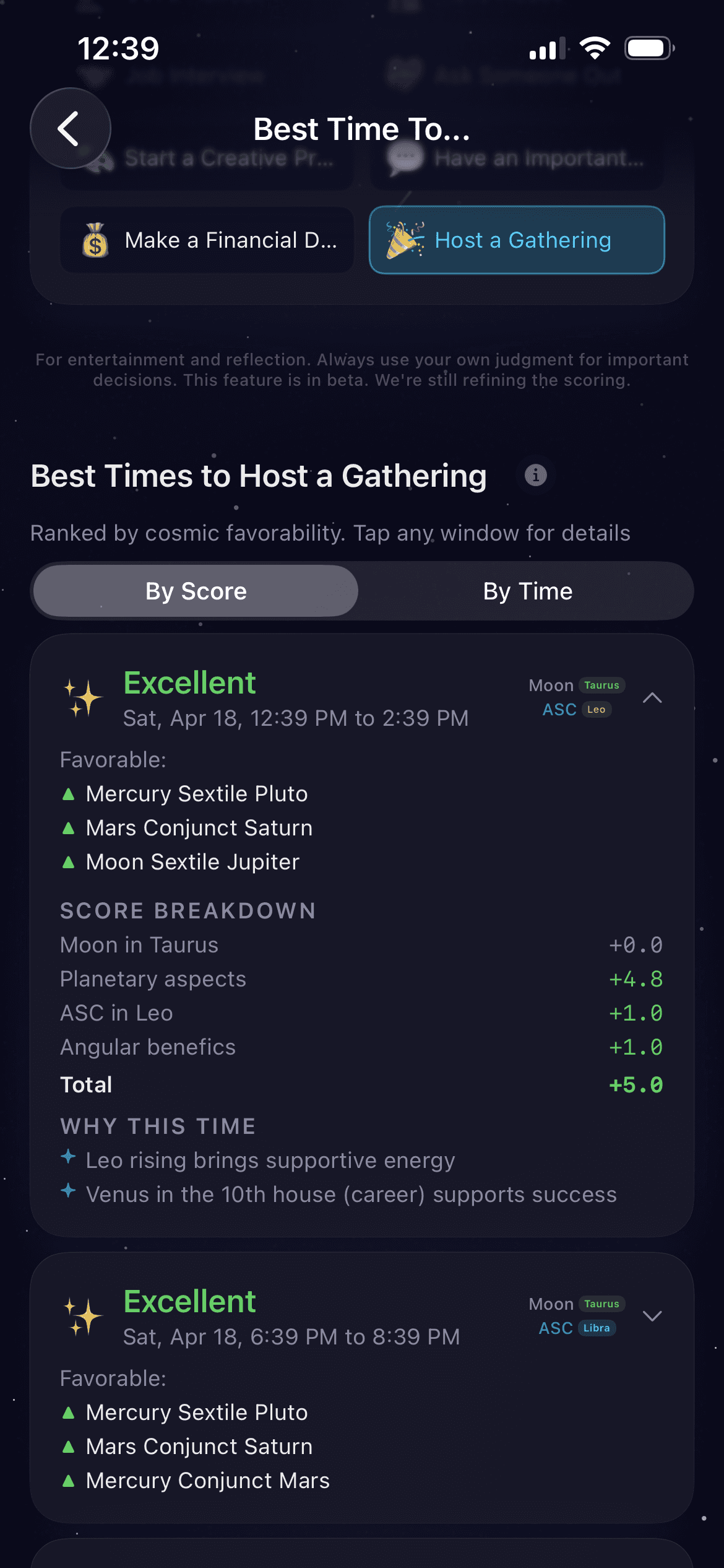 Find the perfect moment.